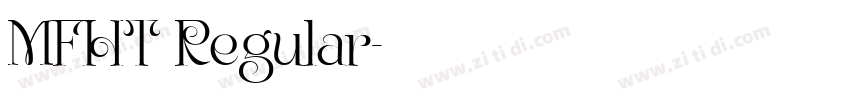 MFHT Regular字体转换 MFHT Regular字体转换